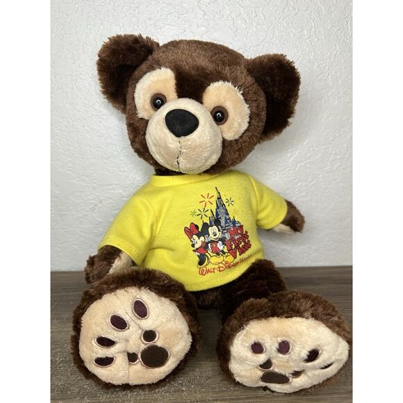 Disney Store World Parks Duffy Bear My First Visit Plush Doll Pre Hidden Mickey - Picture 1 of 5